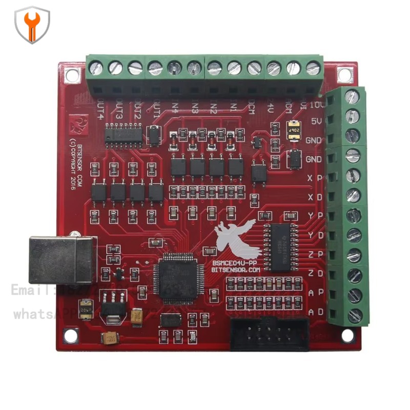 لوحة القطع CNC USB MACH3 100 ك - مراجعة Mach3 Usb Cnc Controller 4 Axis 100Khz وسعره