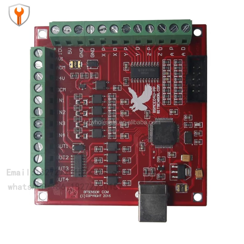 لوحة القطع CNC USB MACH3 100 ك - مراجعة Mach3 Usb Cnc Controller 4 Axis 100Khz وسعره