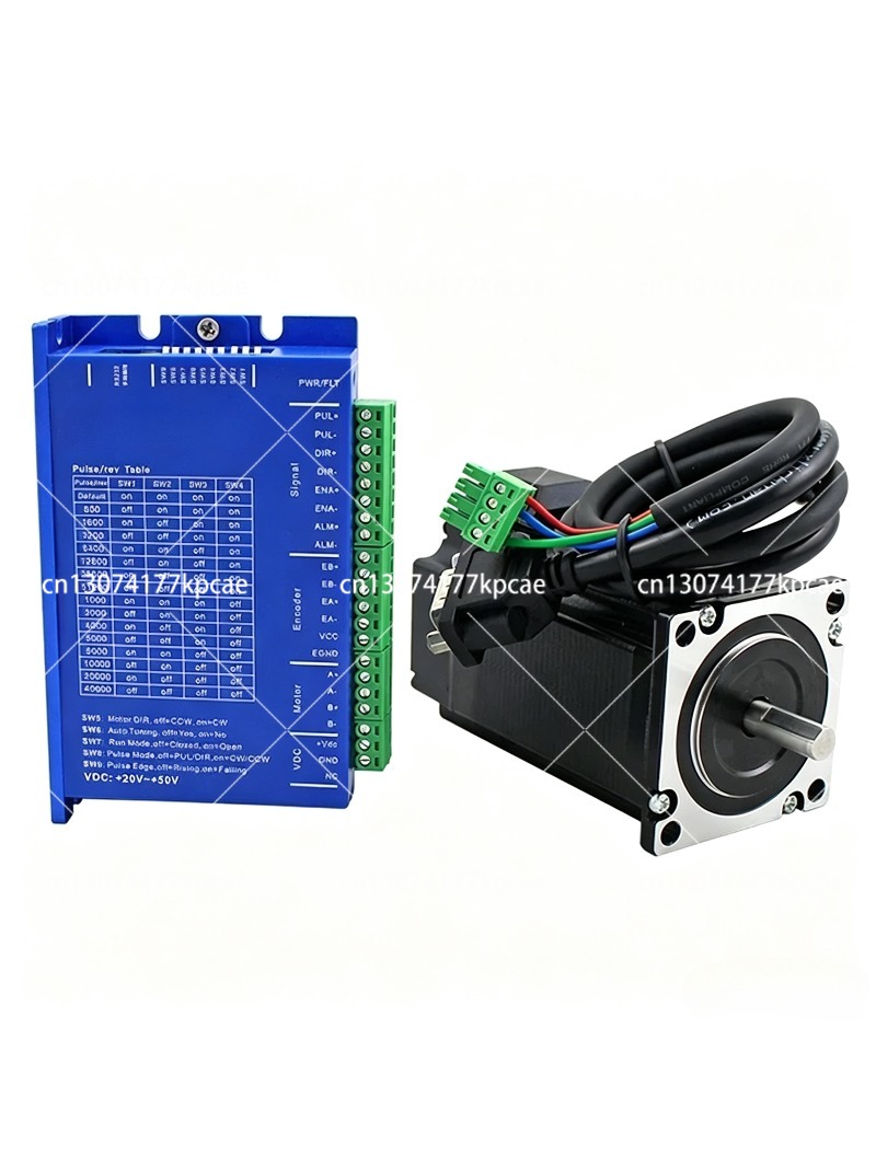 محرك متدرج ثنائي الطور ذو حلقة - مراجعة Nema 23 Closed Loop Stepper Motor Driver Kit وسعره