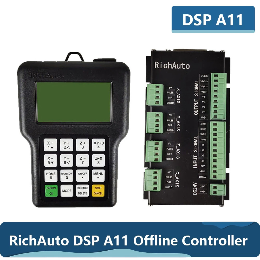 ريتشأوتو DSP A11 نك تحكم A11S  - مراجعة Richauto A11 Dsp Controller 3 Axis وسعره