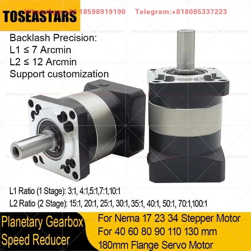 علبة تروس كوكبية لتقليل السرعة - مراجعة Planetary Gearbox Reducer Nema 23 34 وسعره